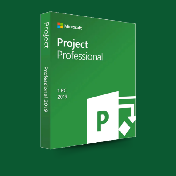 Project Professional 2019 Retail Key (2 PCs)